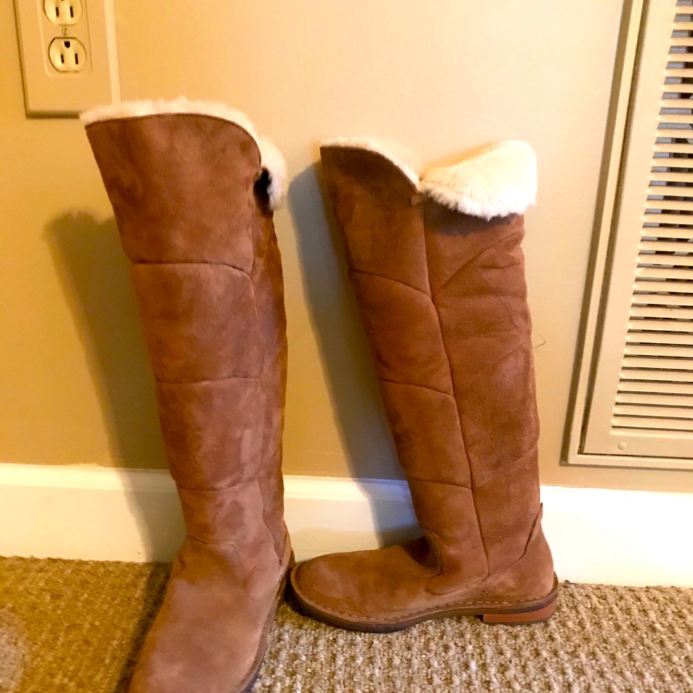Over the knee shearling UGG boots
